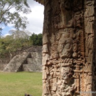 Copán is also famous for its stone stelae, mostly commissioned by the ruler 18 Rabbit (AD 695-738). They recorded important events and dedications.