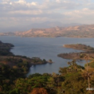 A view of Lago Suchitlán from Suchitoto, El Salvador