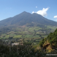 Views from the road in El Salvador - Volcán de San Vicente.